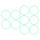10 Pcs Agility Speed Rings Balance Coordination 3