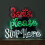 Premier 40cm Light up Hanging Santa Stop Here Christmas Infinity Mirror Light with Multi-Coloured LEDs 2
