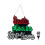 Premier 40cm Light up Hanging Santa Stop Here Christmas Infinity Mirror Light with Multi-Coloured LEDs 8