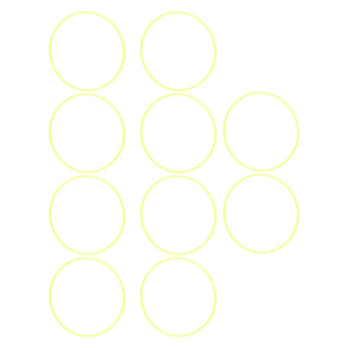 10pcs 40cm Outer Diameter Sensory Training Hoop 2