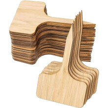 30PCS Bamboo Plant Labels, Plant Markers Wood Plant Tag, For Garden Potted Seed Vegetables Herb And Flower