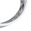 Comfy Living (Silver) Round Abstract Tempered Glass Side Table Chrome Effect Frame In Gold Or Silver 7