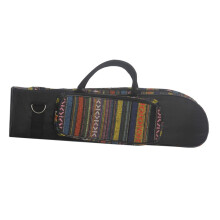 Trumpet Case Ethnic Style Padded Oxford Bag with Double Zipper Side Accessory Pocket Portable Splash Resistant for Trumpets