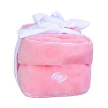 Ring Box Plush Toy with Oversized Diamond, Cute Pink Cushion for Ring Gifts, Soft Plush Figures for Girls