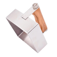Honeycomb Honey Cutter Stainless Steel with Wooden Handle for Beekeeping and Honey Extraction