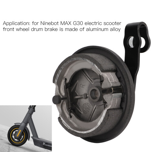 Robuster Frontrad Trommelbremse Ersatz für MAX G30 Scooter 2