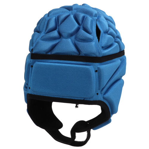 EVA stoßfeste Fußballhelm mit Samtfutter für Erwachsene, Blau 1