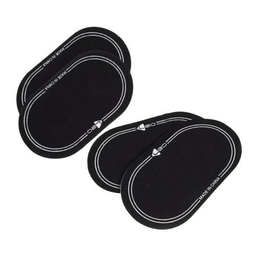 Drum Skin 4 Pack Double Pedal Dampening Pads Versatile Percussion Accessories for Drummers