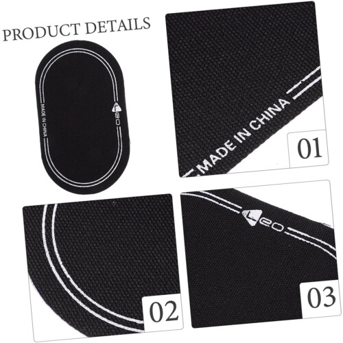 Drum Skin 4 Pack Double Pedal Dampening Pads Versatile Percussion Accessories for Drummers 1