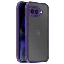 Avizar Stoßfeste Hülle für Google Pixel 9a mit verstärkten Ecken Violett