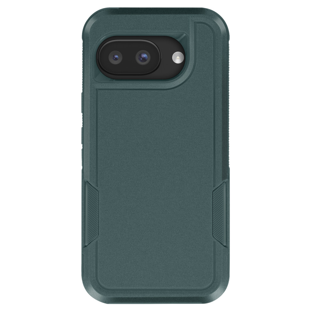 Avizar Shockproof Case For Google Pixel 9A Reinforced Rigid Outline Silicone, Dark Green 3662428133615