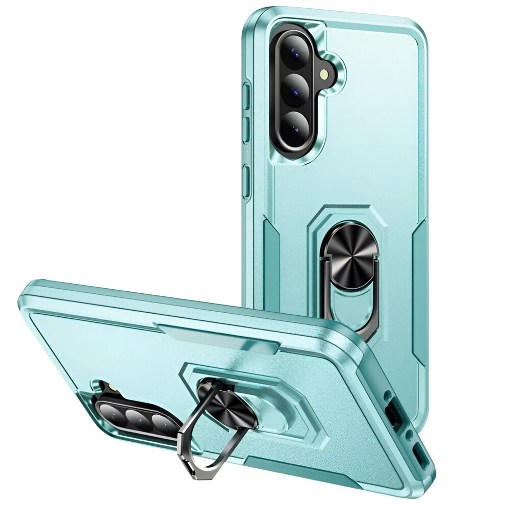 Avizar Shockproof Case For Samsung Galaxy A56 Support Ring, Turquoise Green 3662428162639