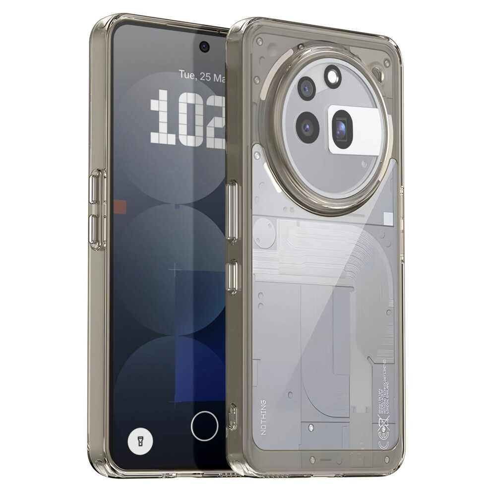 Avizar Case For Nothing Phone 3A Pro Shockproof, Grey 3662428163087