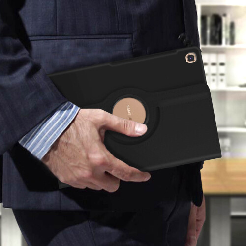 360 Klapphülle Etui mit Standfunktion Samsung Galaxy Tab S5e – Schwarz 2