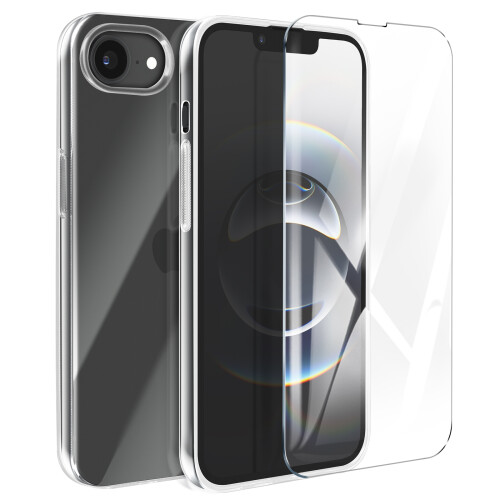 Avizar Capa Silicone com Vidro Temperado para iPhone 16e Anti-riscos