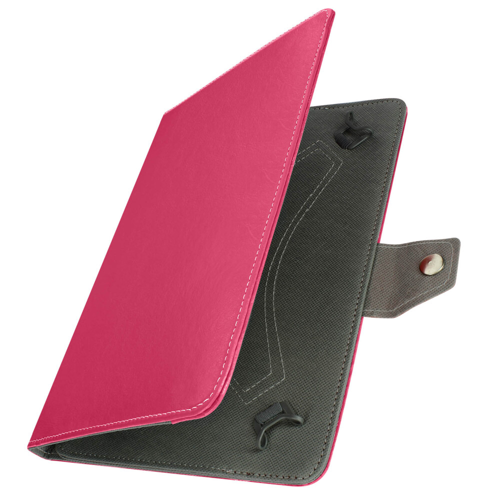 Folio Case For 10" Tablets Video Stand - Fuchsia Pink 3662427672566