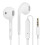 OPPO Écouteurs Filaires Jack 3.5mm Télécommande Microphone MH135 Oppo Blanc 2