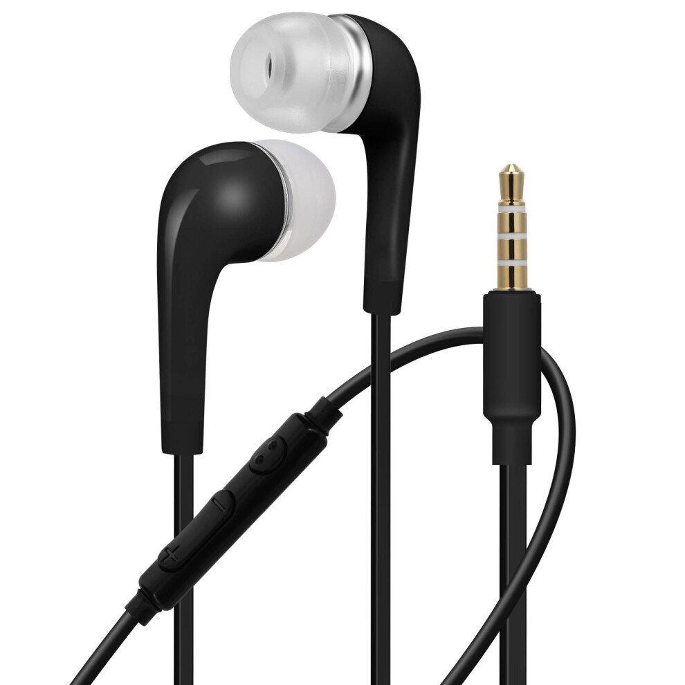 Headset 3.5 Jack Windproof Earphone Cable - Black 3662427176781