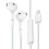 OPPO Cuffiette cablate USB-C Microfono Tasto Multifunzione Oppo Bianche 1