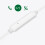 OPPO Écouteurs Filaires Jack 3.5mm Télécommande Microphone MH135 Oppo Blanc 5