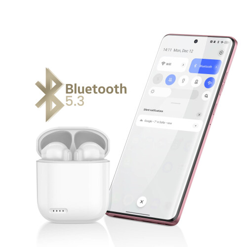 Akashi Bluetooth 5.3 Headphones Charging Case 18h control button 2