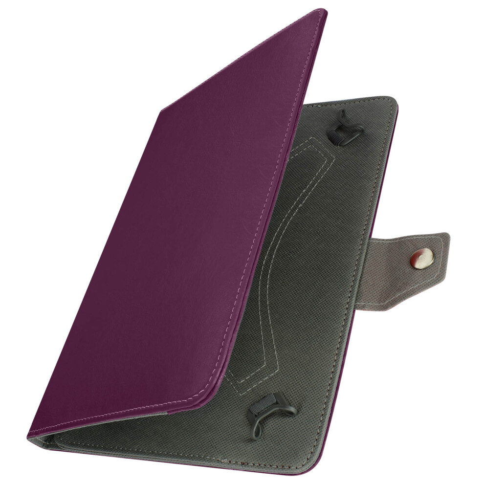 Folio Case For 10" Tablets Video Stand - Purple 3662427672597
