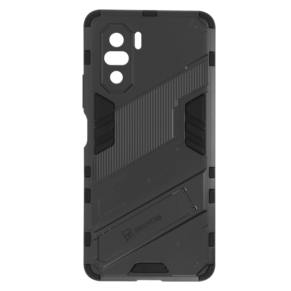 Case Xiaomi Poco F3 / Mi 11I Anti-Shock Kickstand Ii Collection Black 3662427529051