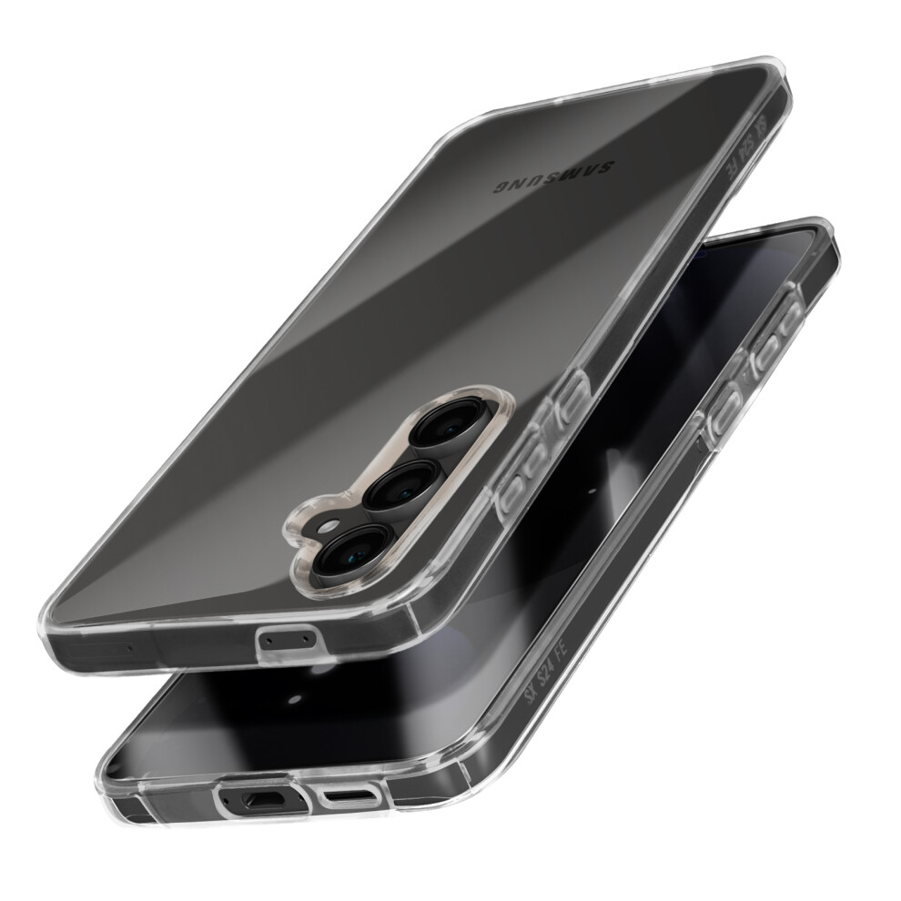 Avizar Integral Shell For Samsung S24 Fe Touchscreen With Raised Camera Edge, Sienna 3662428091014