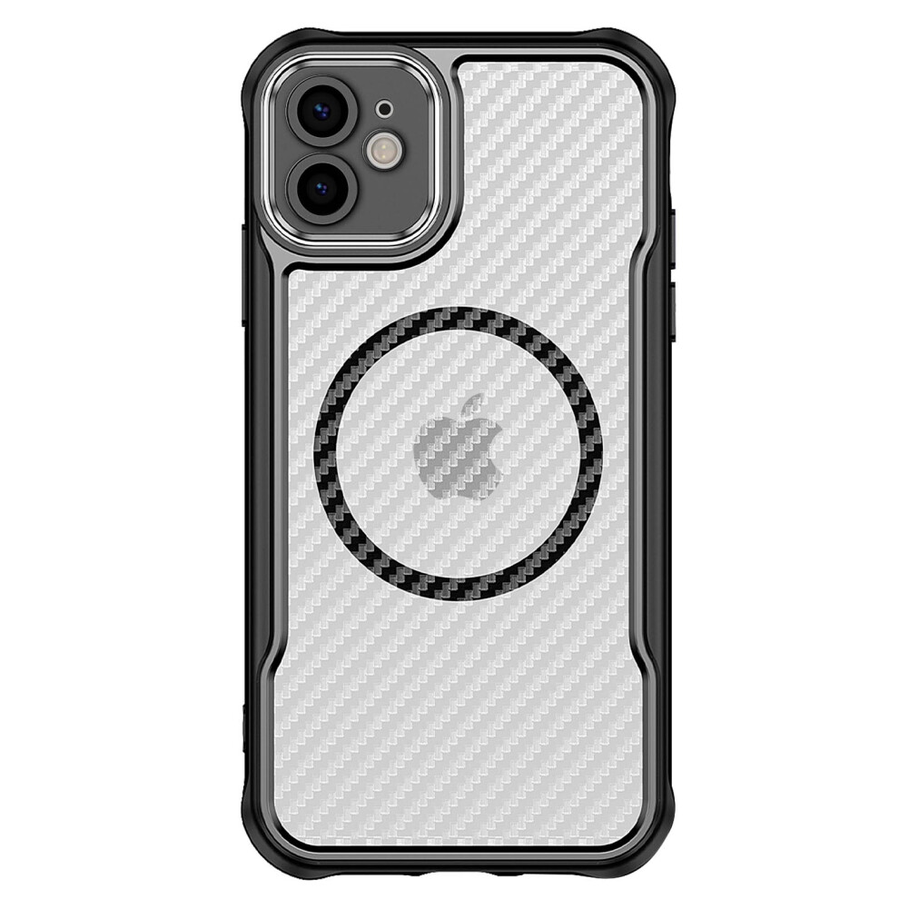 Avizar Case For Iphone 11 Magsafe Carbon Back Shockproof Reinforcã©, Black 5906961970237