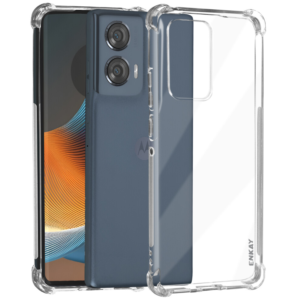 Avizar Case For Motorola Edge 50 Fusion Transparent With Bumper Corners, Sienna 3662428026092