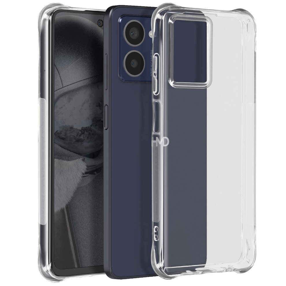 Avizar Case For Hmd Pulse Pro Transparent Corner Bumper, Sienna 3662428037647