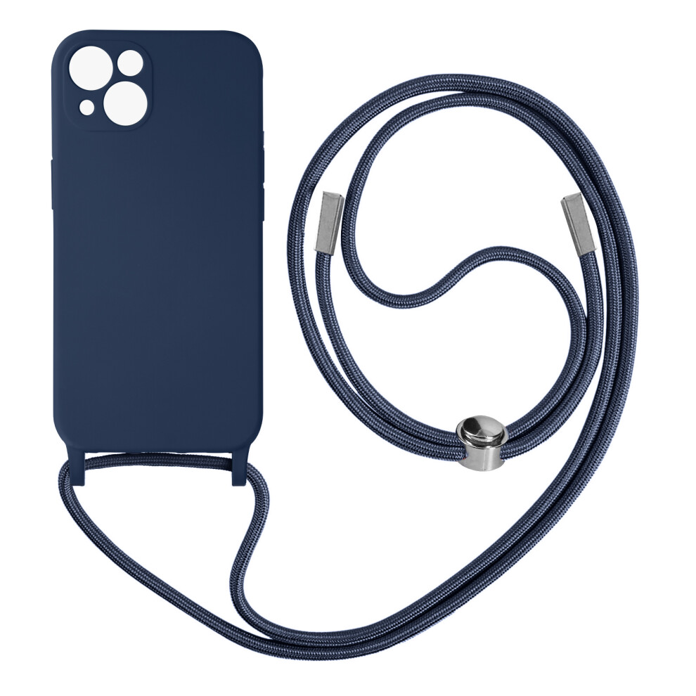 Case For Iphone 13 Mini Lanyard 80 Cm Â Blue 3662427671705