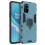 OnePlus 8T Hybrid Shockproof Case with Metallic Ring Stand Blue 2