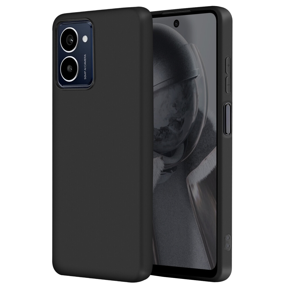 Avizar Case For Hmd Pulse Pro Silicone Finish Mate Soft Touch, Black 3662428037654