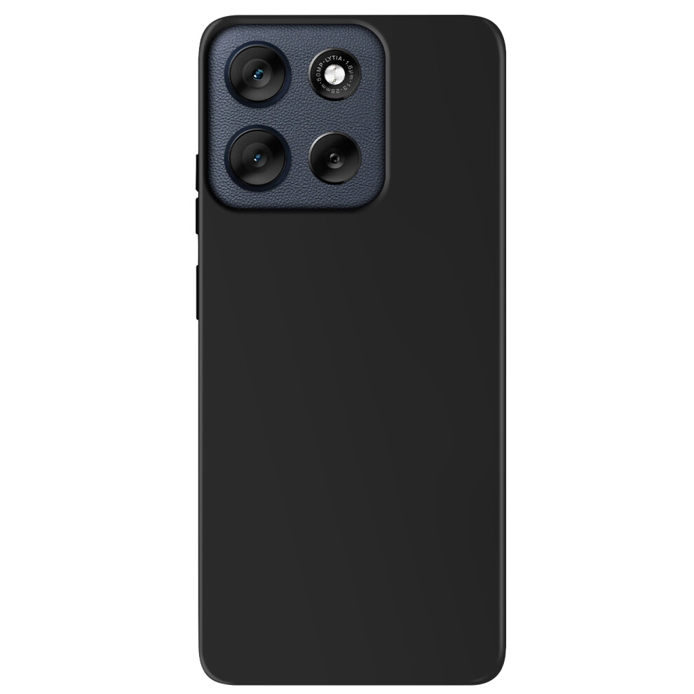Avizar Case For Motorola Moto G56 Soft Matte Silicone, Black 3662428205084