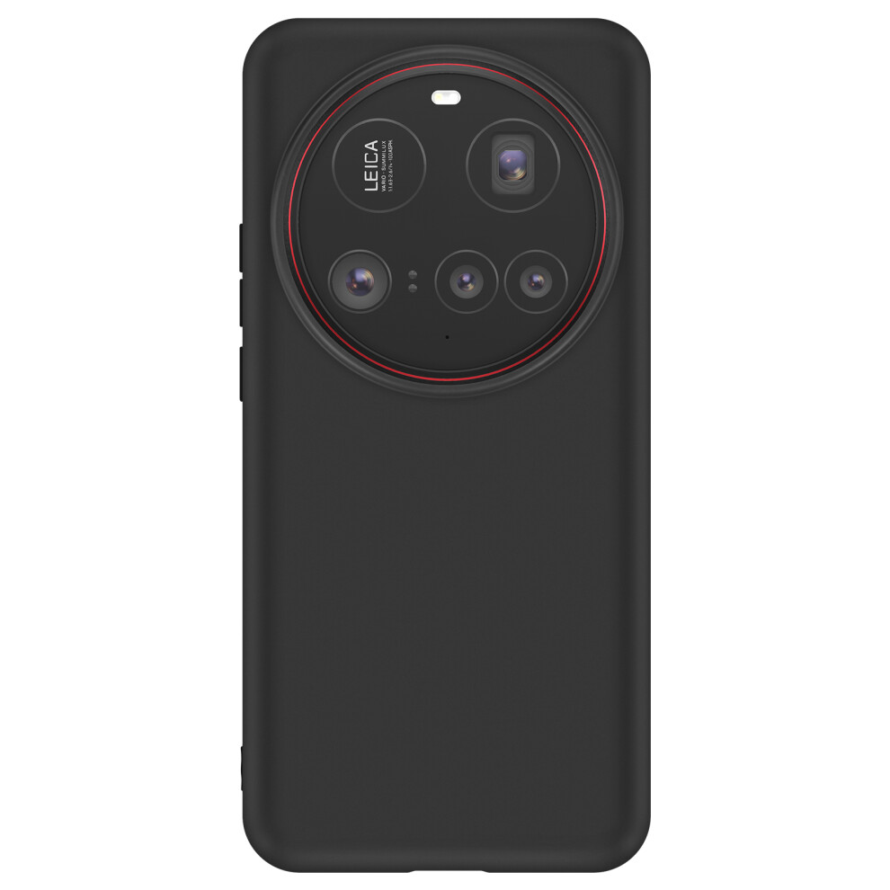 Mayaxess Case For Xiaomi 15 Ultra Soft Silicone Thin Coating, Black 3662428112030
