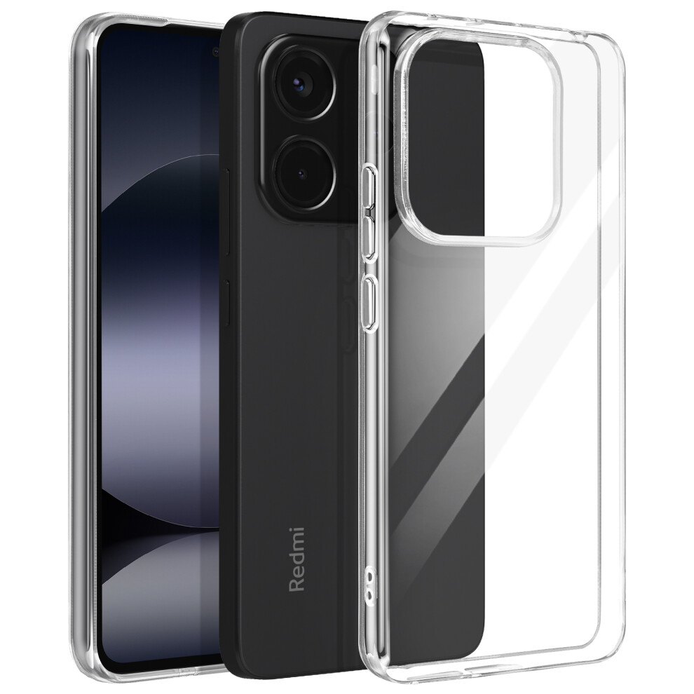 Mayaxess Case For Xiaomi Redmi Note 14 4G Silicone Soft Shell, Sienna