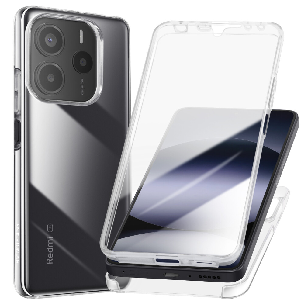 Avizar Integral Case For Redmi Note 14 5G Tactile Raised Camera Edge, Sienna 3662428120707