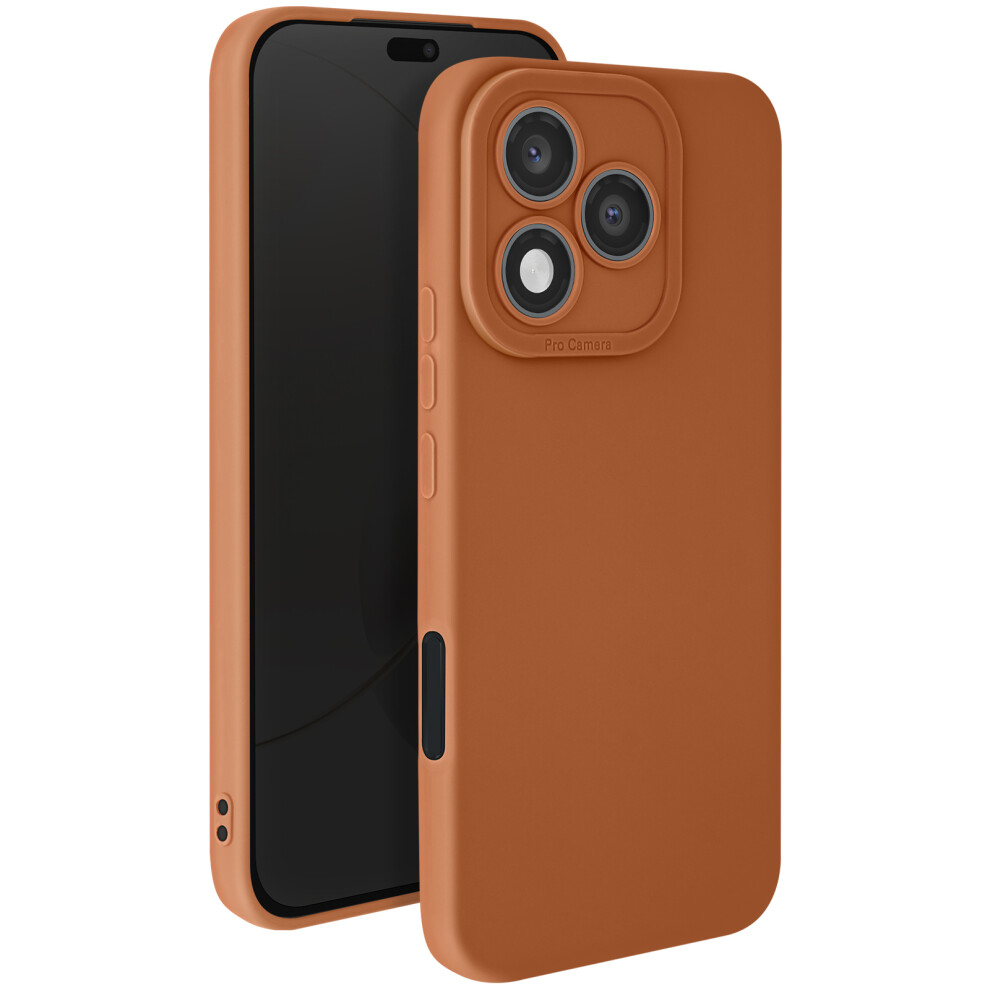 Avizar Cover For Honor 400 Lite Silicone Smooth Protected Camera Block, Brown 3662428205701