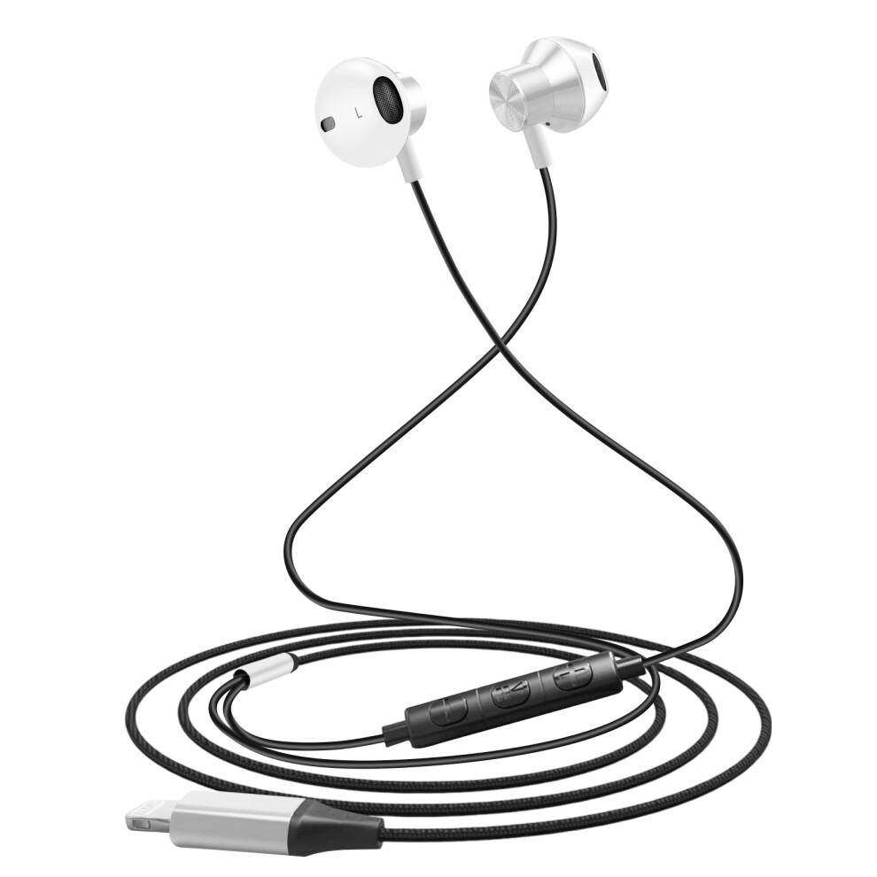 Linq Wired Earphones Lightning Semi-Intra-Aural, Silver 3662428124422