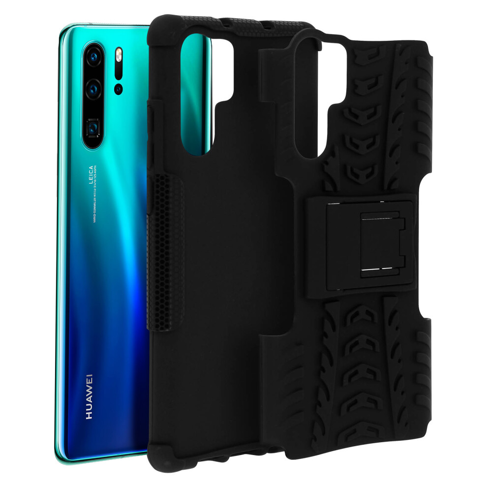 Shockproof Stand Case, Backcover For Huawei P30 Pro & Kickstand Â Black 3662427327121