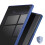 Samsung Samsung Funda in silicone blu e proteggi schermo per Z Fold7 3
