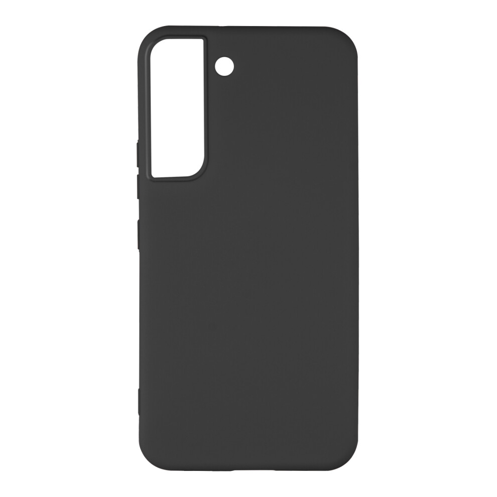 Case For Samsung Galaxy S22 Silicone Semi-Rigid Soft-Touch Finish Black 3662427632829
