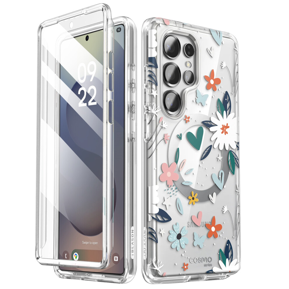 I-Blason Integral Shell Flowers For Samsung Galaxy S25 Ultra Cosmo Collection, Sienna 3662428124743