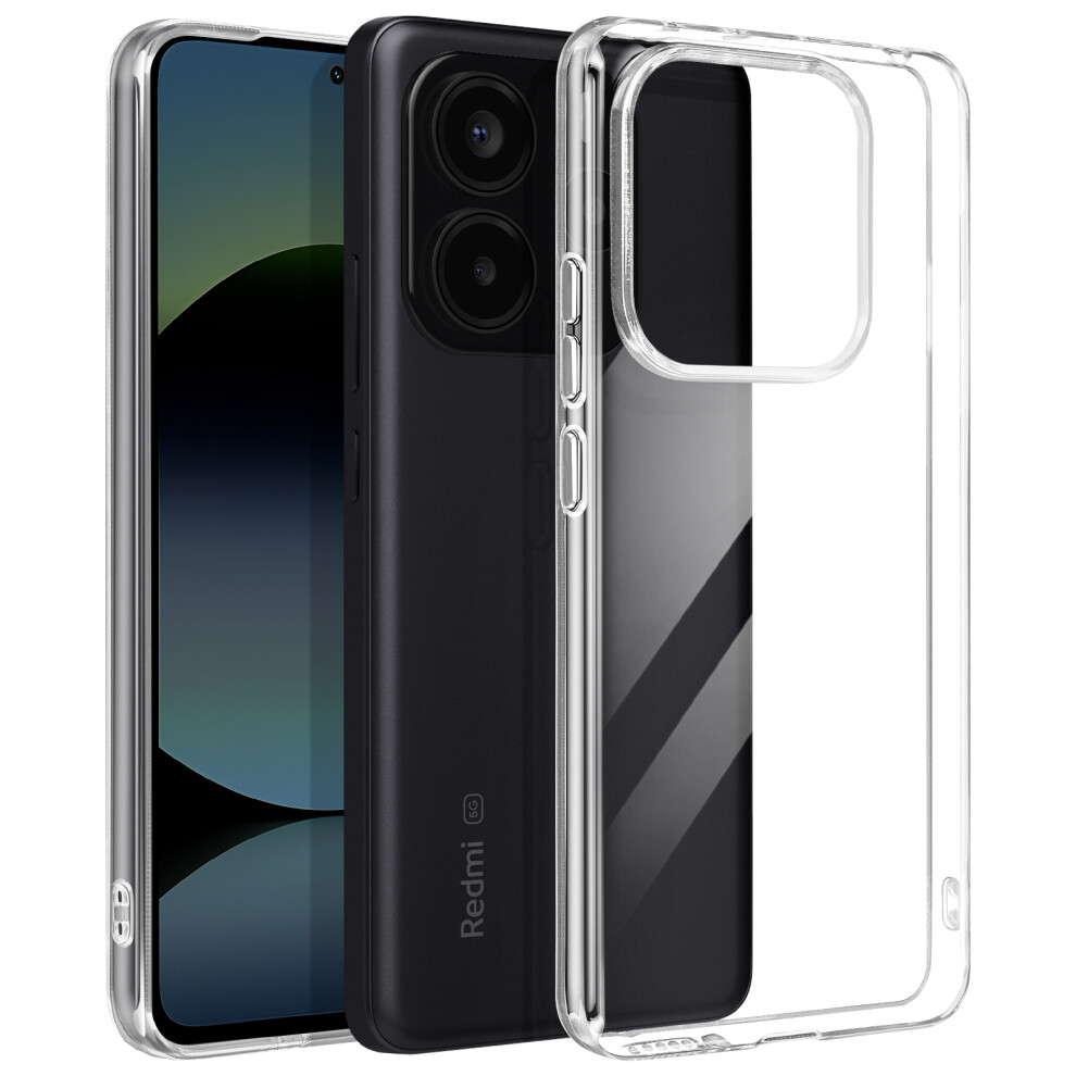 Mayaxess Case For Xiaomi Redmi Note 14 5G Silicone Soft, Sienna