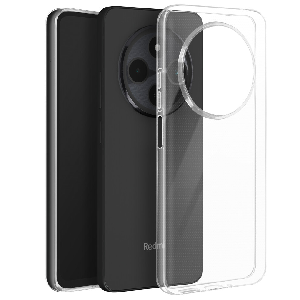 Mayaxess Soft Silicone Case For Xiaomi Redmi 14C, Sienna