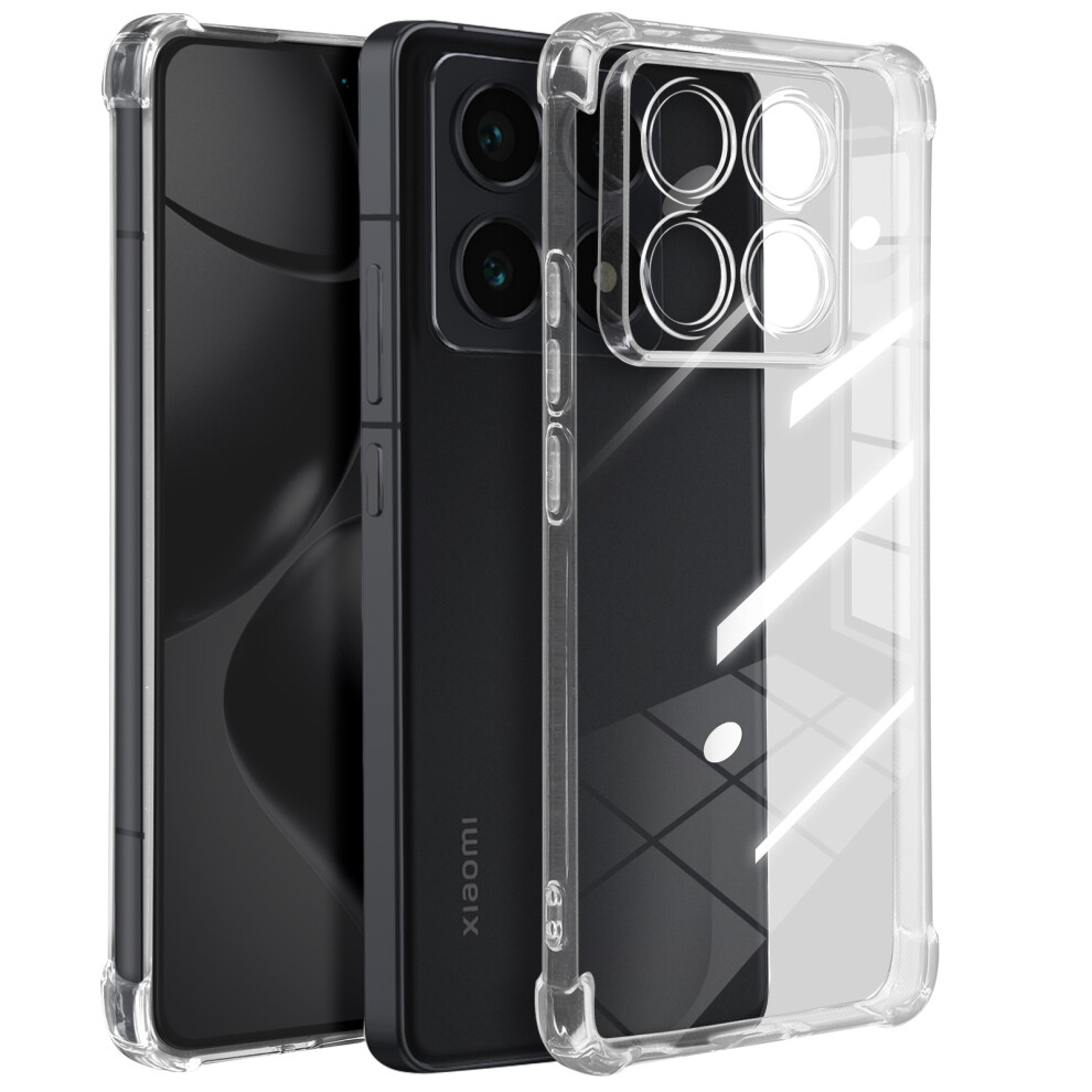 Mayaxess Shockproof Case For Xiaomi 14T Pro Reinforced Corners, Sienna