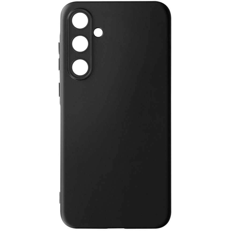 Avizar Case For Samsung Galaxy A55 Camera Protected Silicone Mat Thin, Black 3662427963732