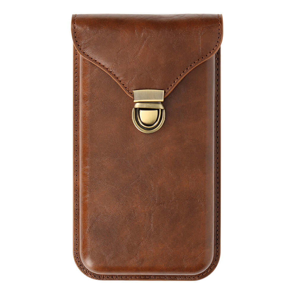 Avizar Belt Case Vertical For Smartphones Up To 6.7''., Dark Brown 3662427964906