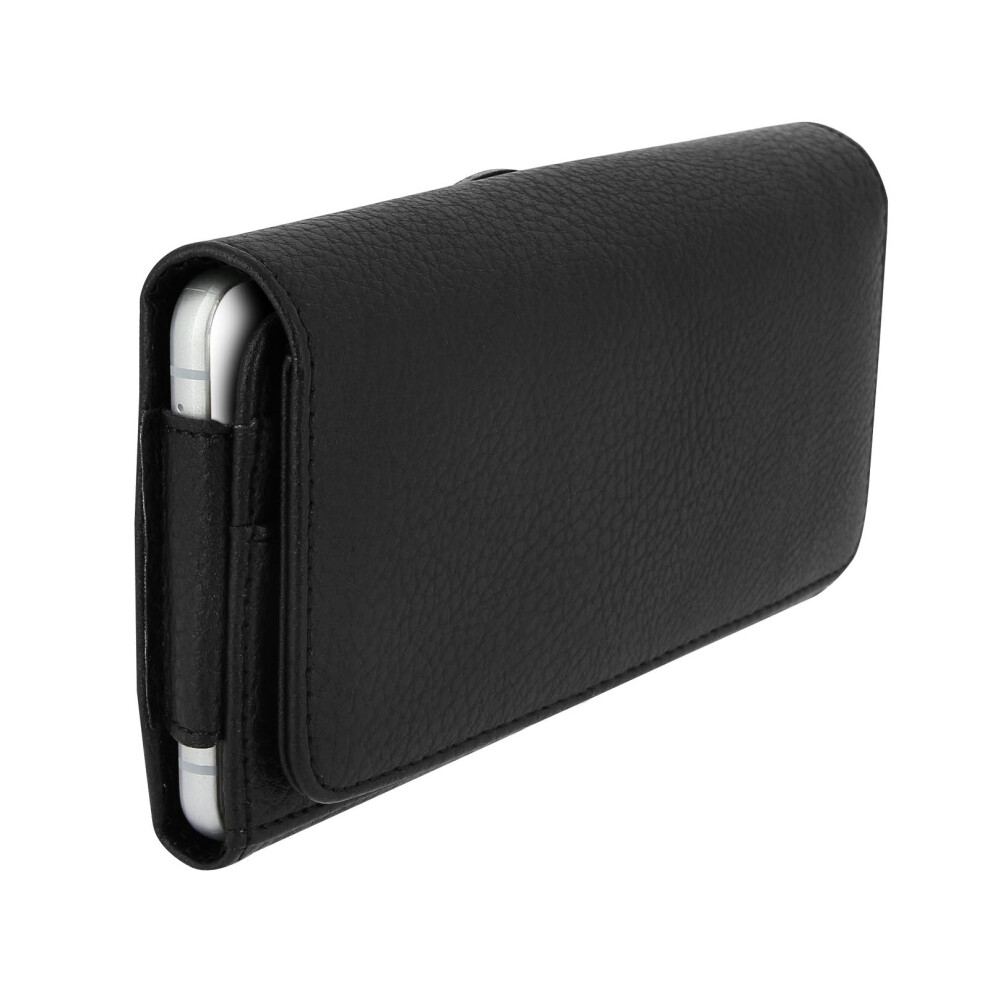 Belt Smartphone Case + Card Holder Up To 5.5 Inches - Black 3662427145459